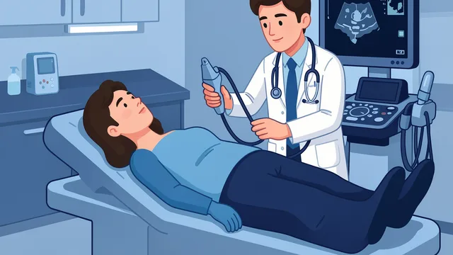 Ultrassom abdominal em consultório